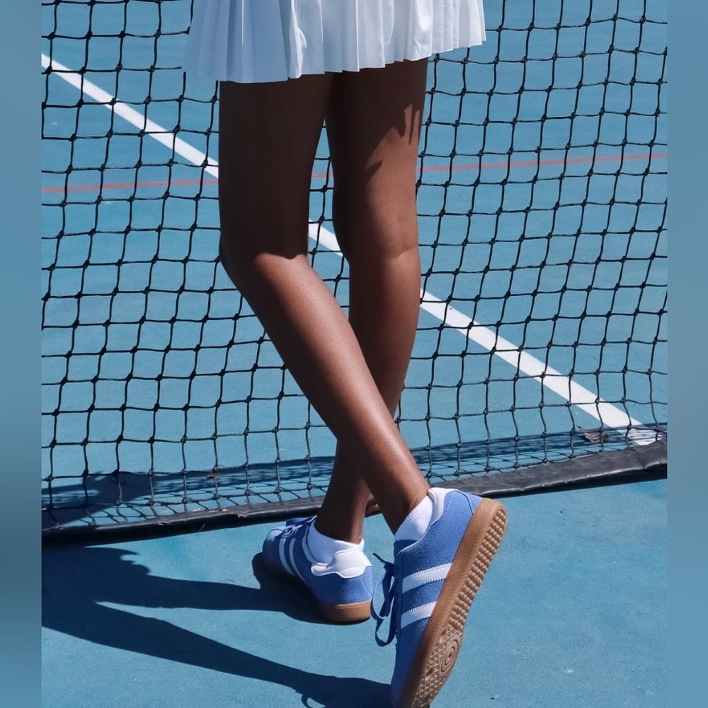 Lemonade Huckle Tennis Sneakers - Blue - Size 8.5